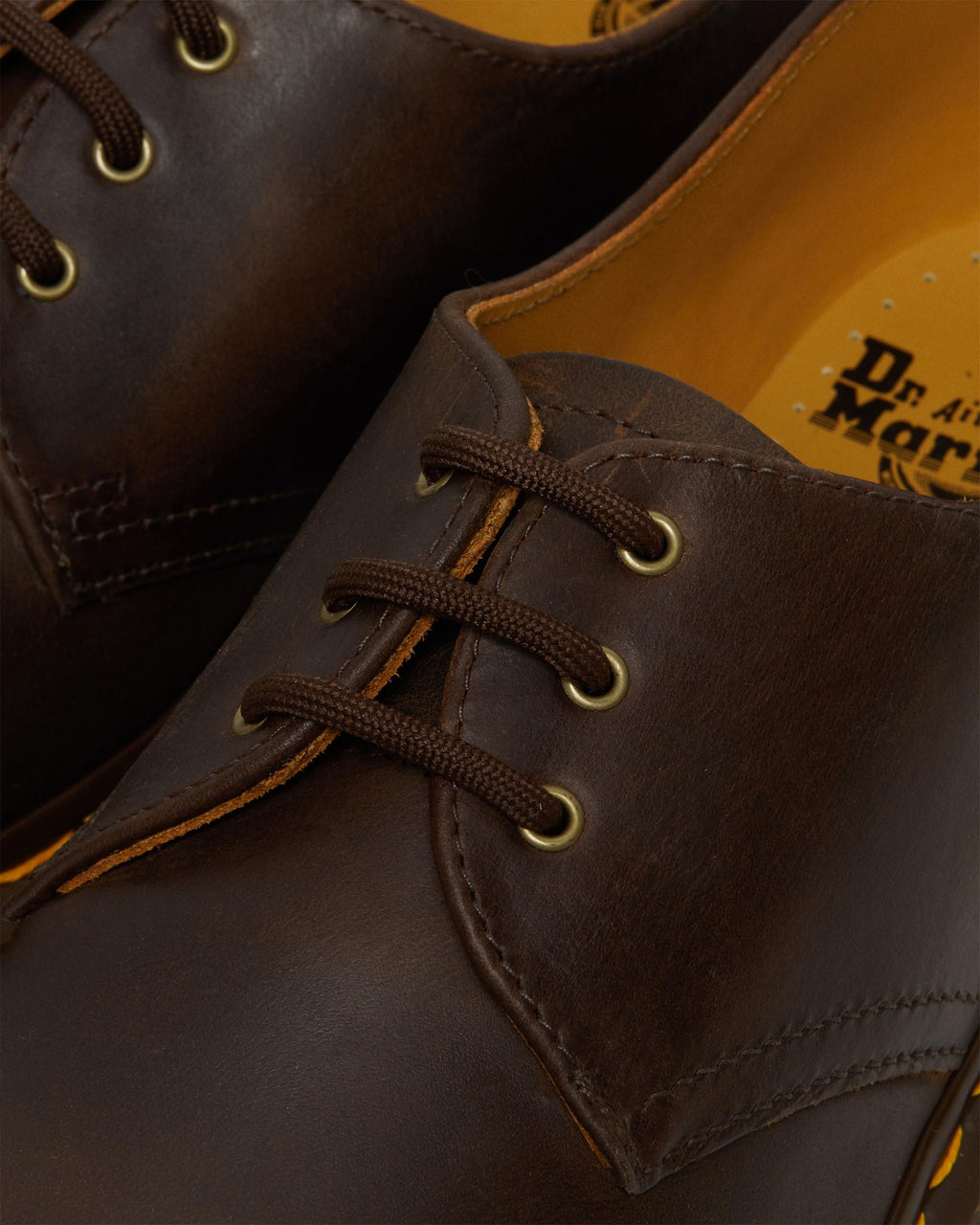 Zapatos 1461 de piel Crazy Horse Dr. Martens - vista trasera