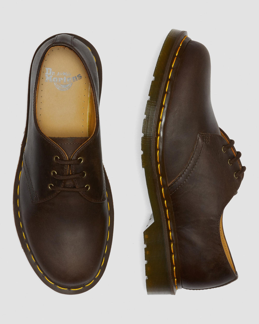 Zapatos 1461 de piel Crazy Horse Dr. Martens - vista de detalle 6