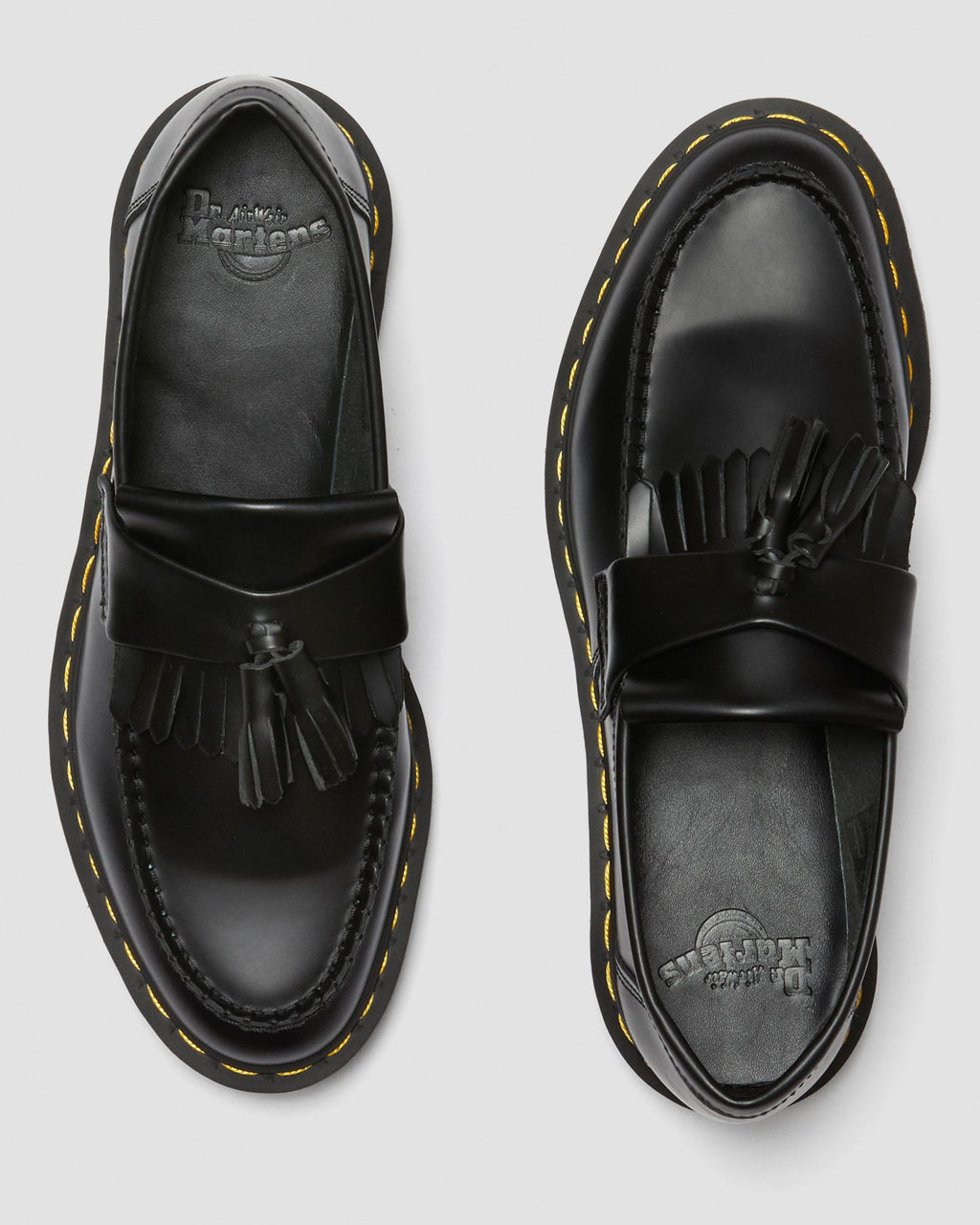 Mocasines Adrian Yellow Stitch de cuero Smooth con borla Dr. Martens - imagen 11