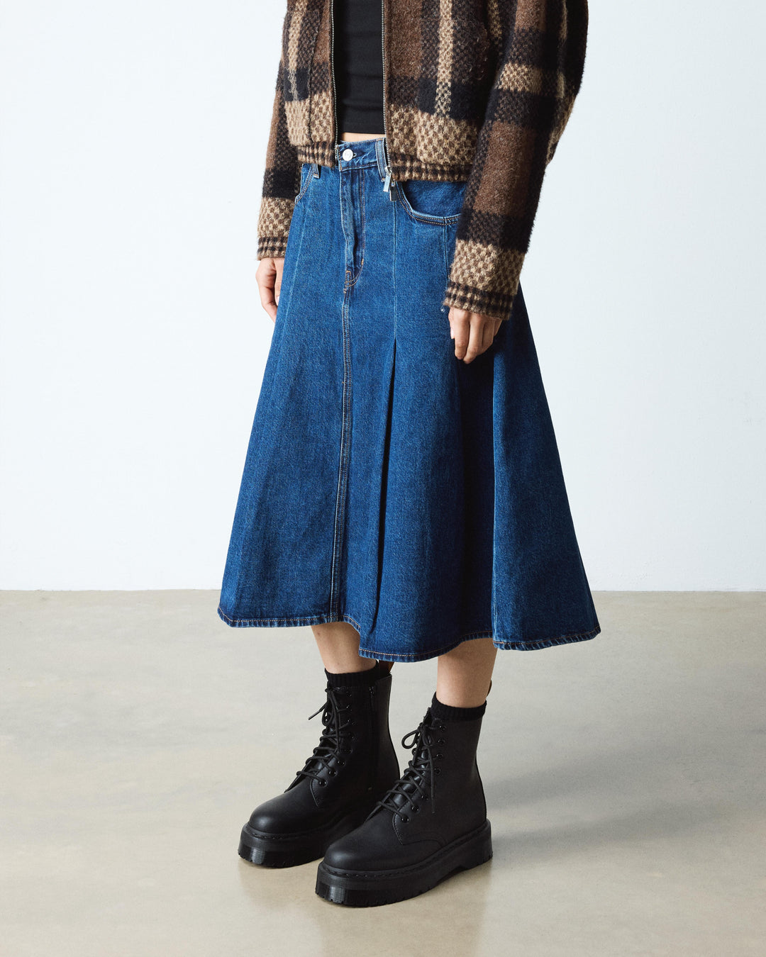 Botas con plataforma Jadon II Mono vegan Dr. Martens - vista lateral