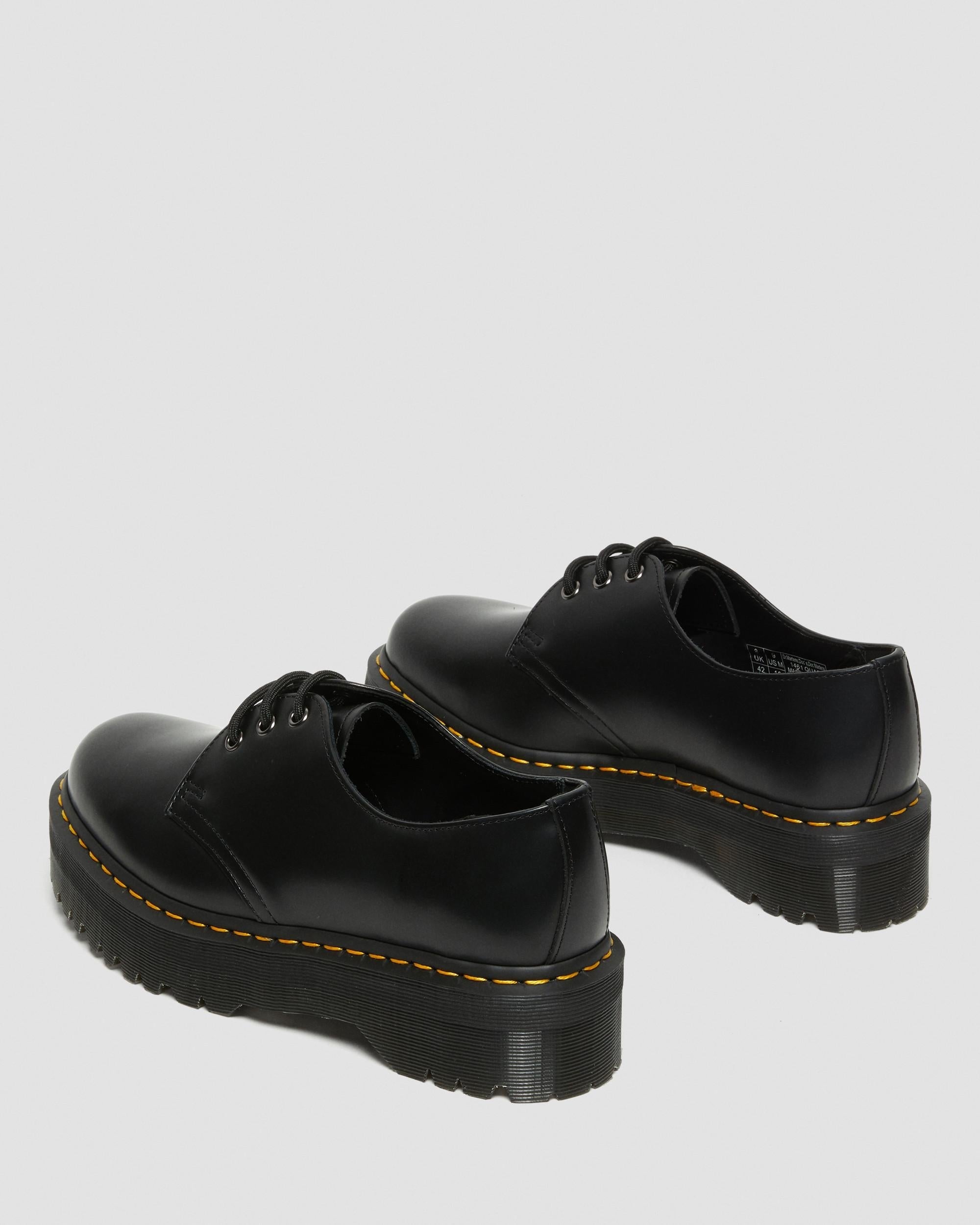 Zapatos con plataforma 1461 Quad de piel Smooth Dr. Martens - vista de detalle