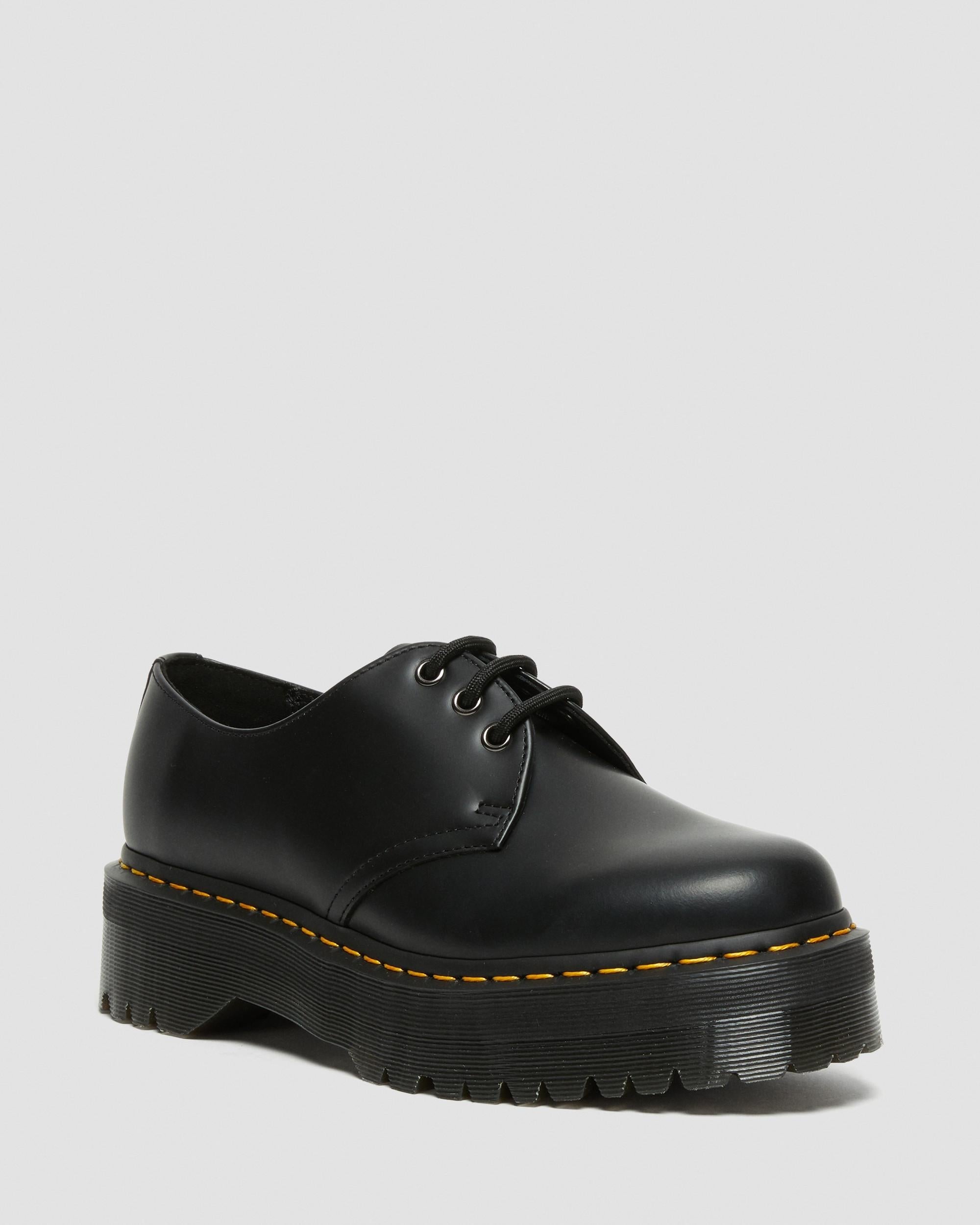 Zapatos con plataforma 1461 Quad de piel Smooth Dr. Martens - vista frontal