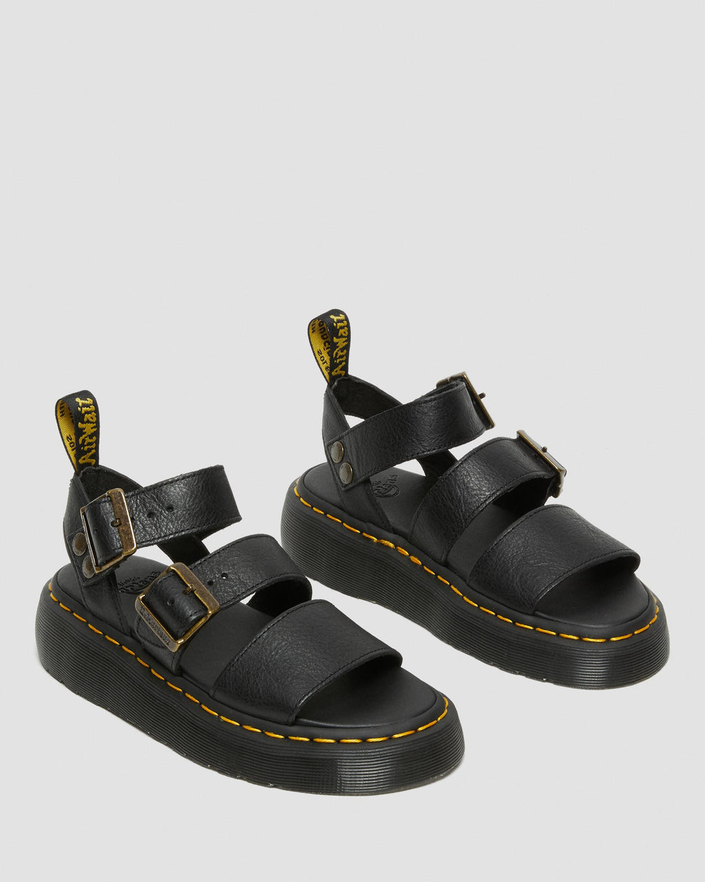 Sandalias con plataforma Gryphon Quad de piel Dr. Martens - vista de detalle