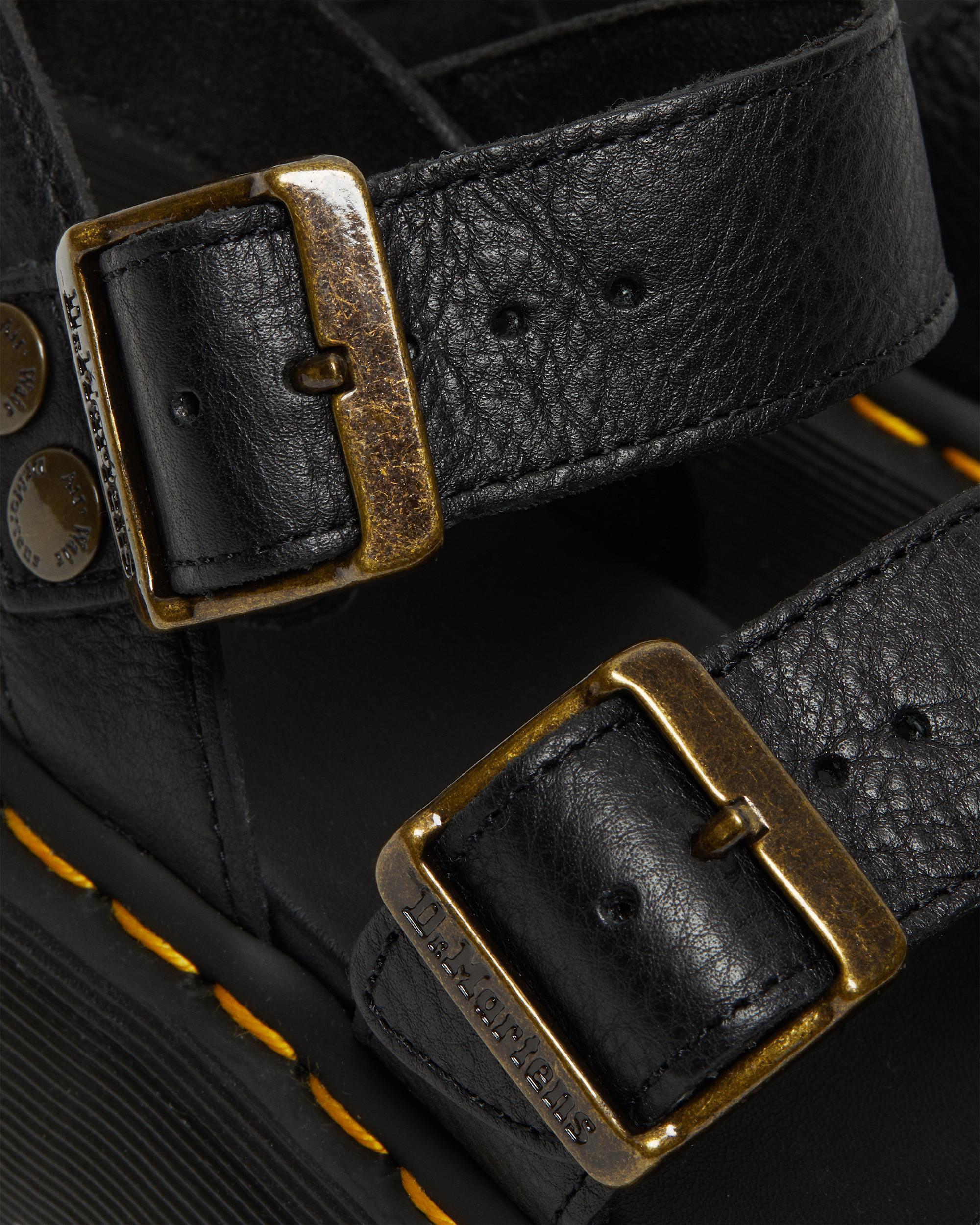 Sandalias con plataforma Gryphon Quad de piel Dr. Martens - vista trasera