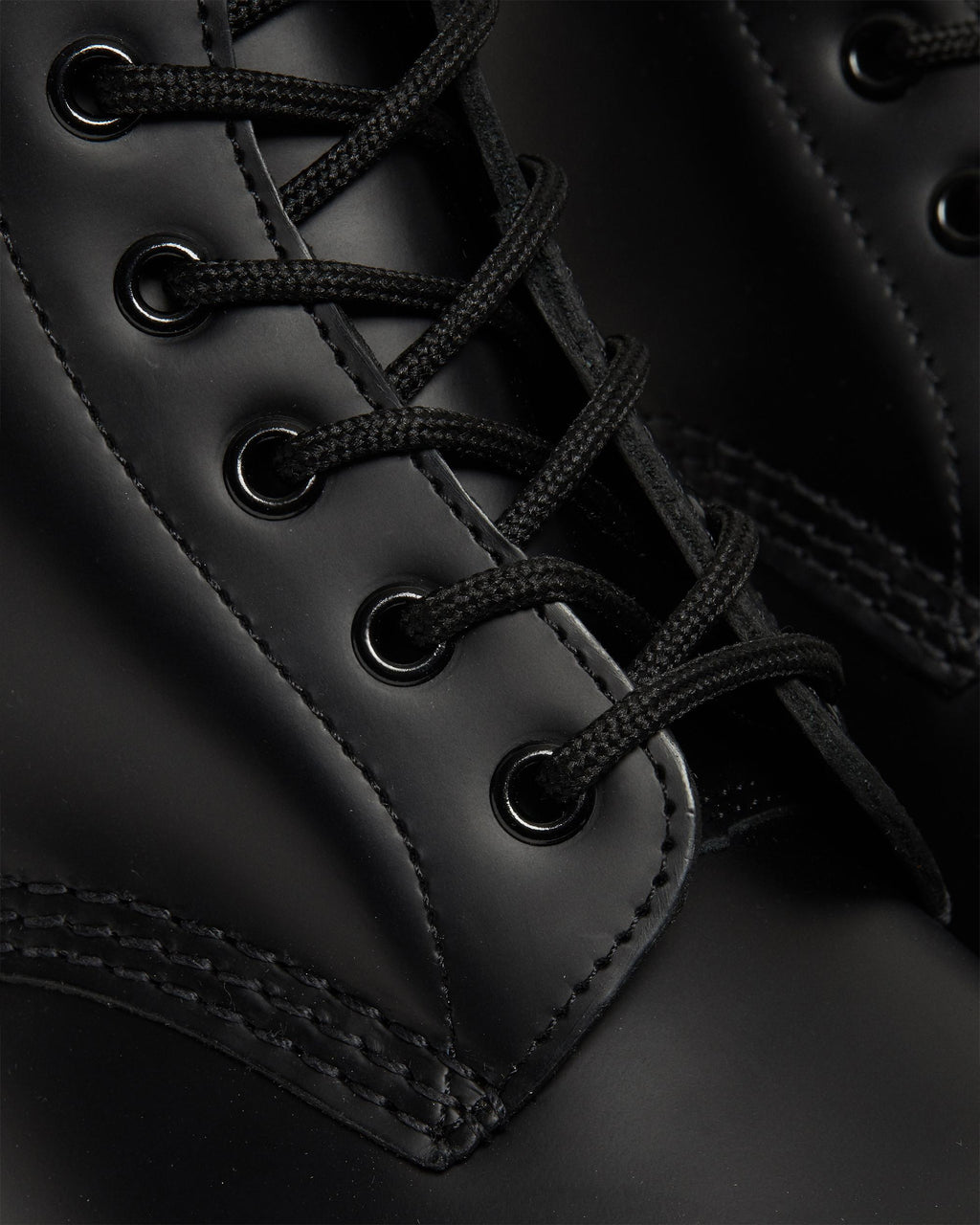 Botines 101 Yellow Stitch de piel Smooth Dr. Martens - vista trasera
