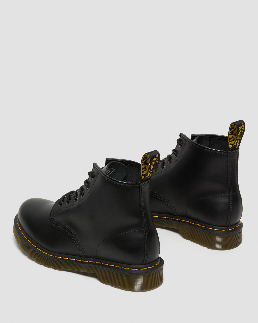 Botines 101 Yellow Stitch de piel Smooth Dr. Martens - vista de detalle 2