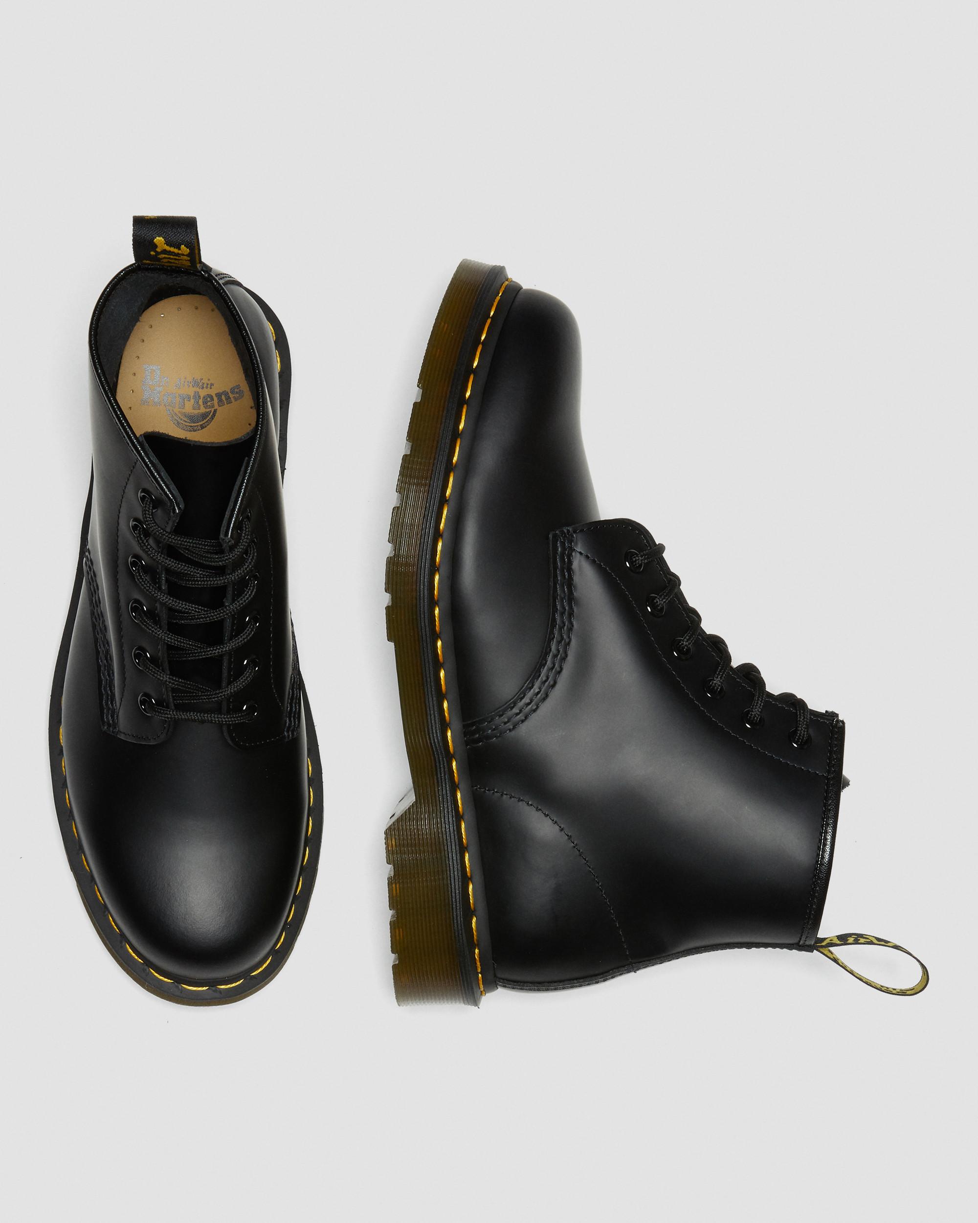 Botines 101 Yellow Stitch de piel Smooth Dr. Martens - vista de detalle 6