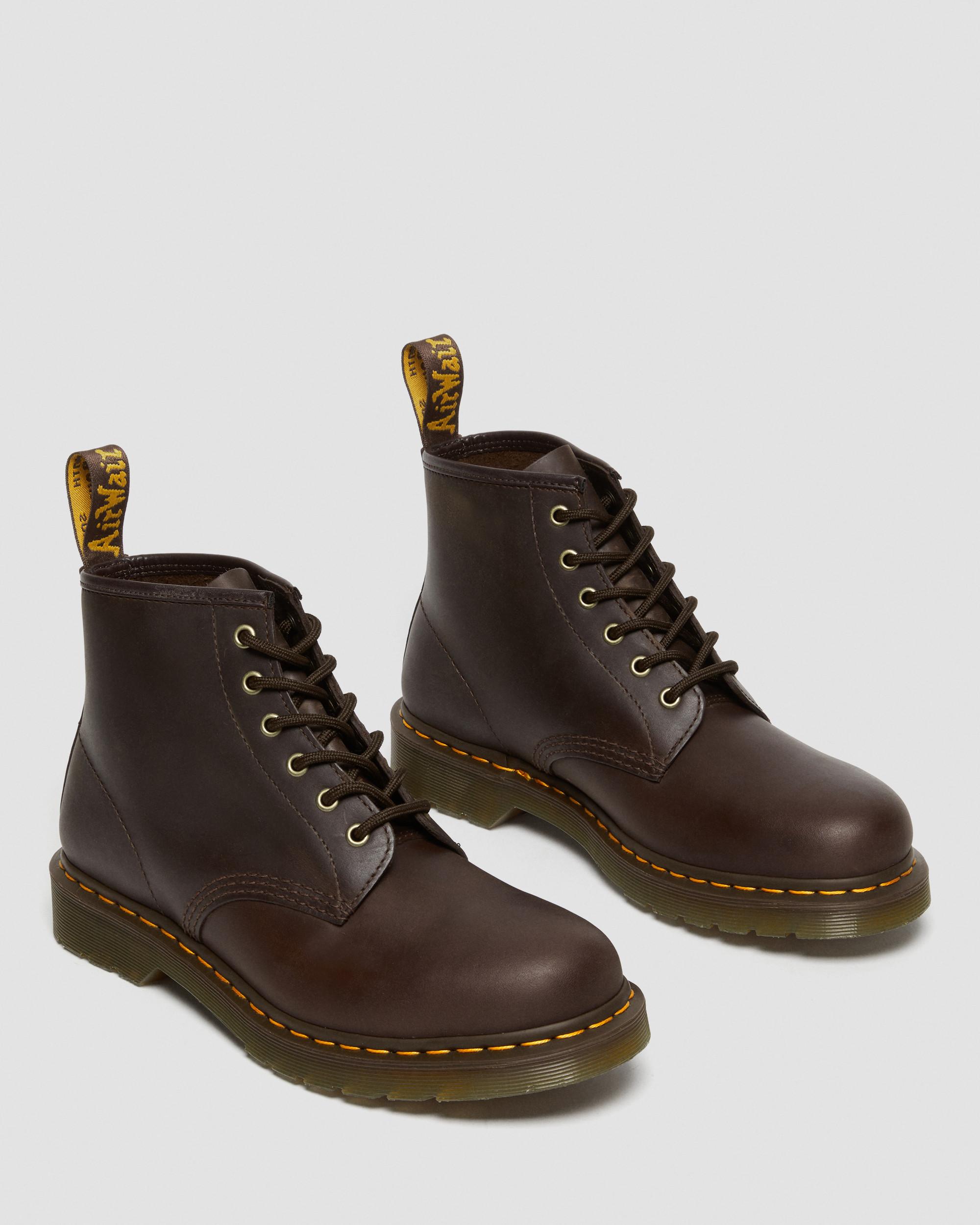 Botines 101 de piel Crazy Horse Dr. Martens - vista superior
