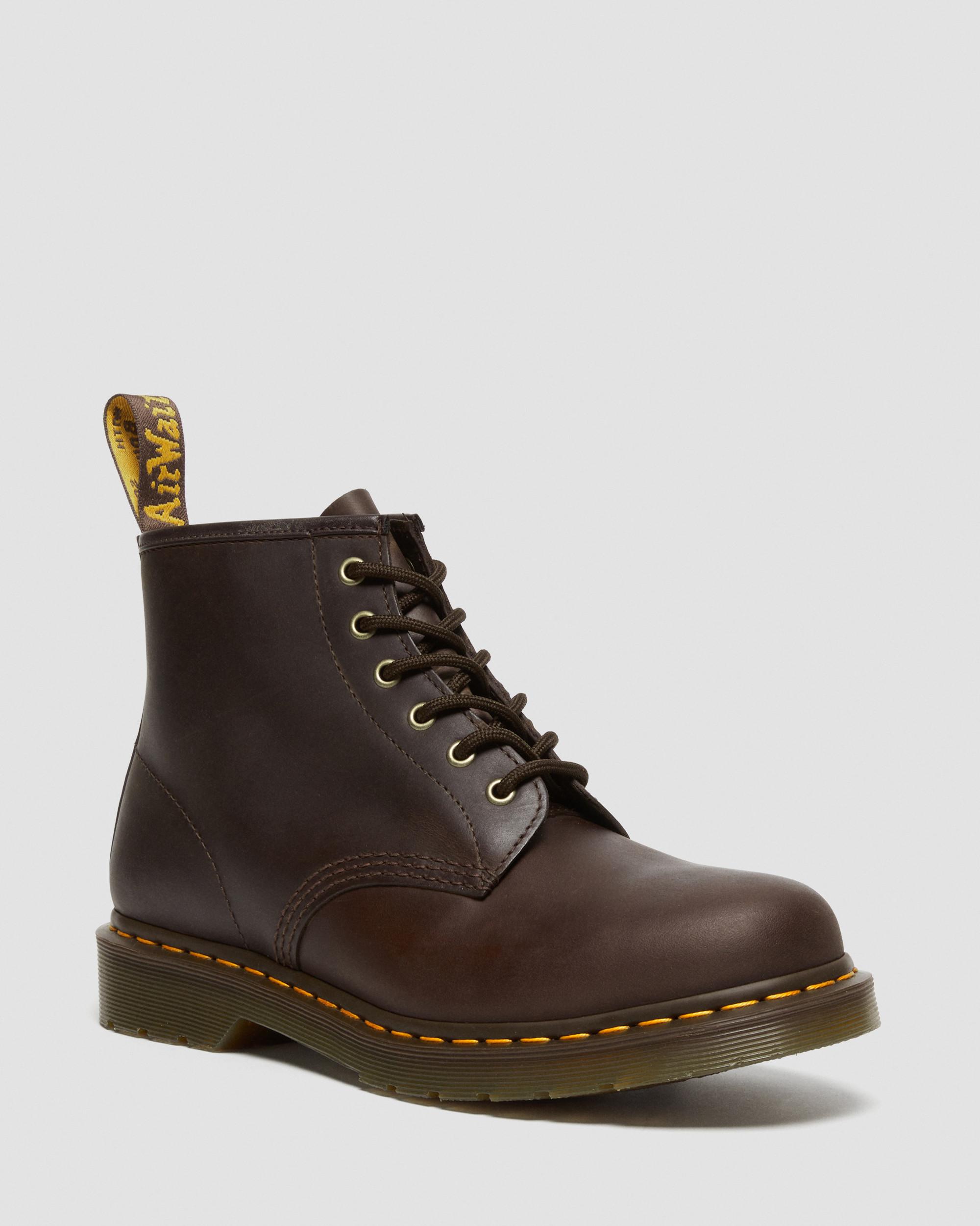 Botines 101 de piel Crazy Horse Dr. Martens - vista frontal
