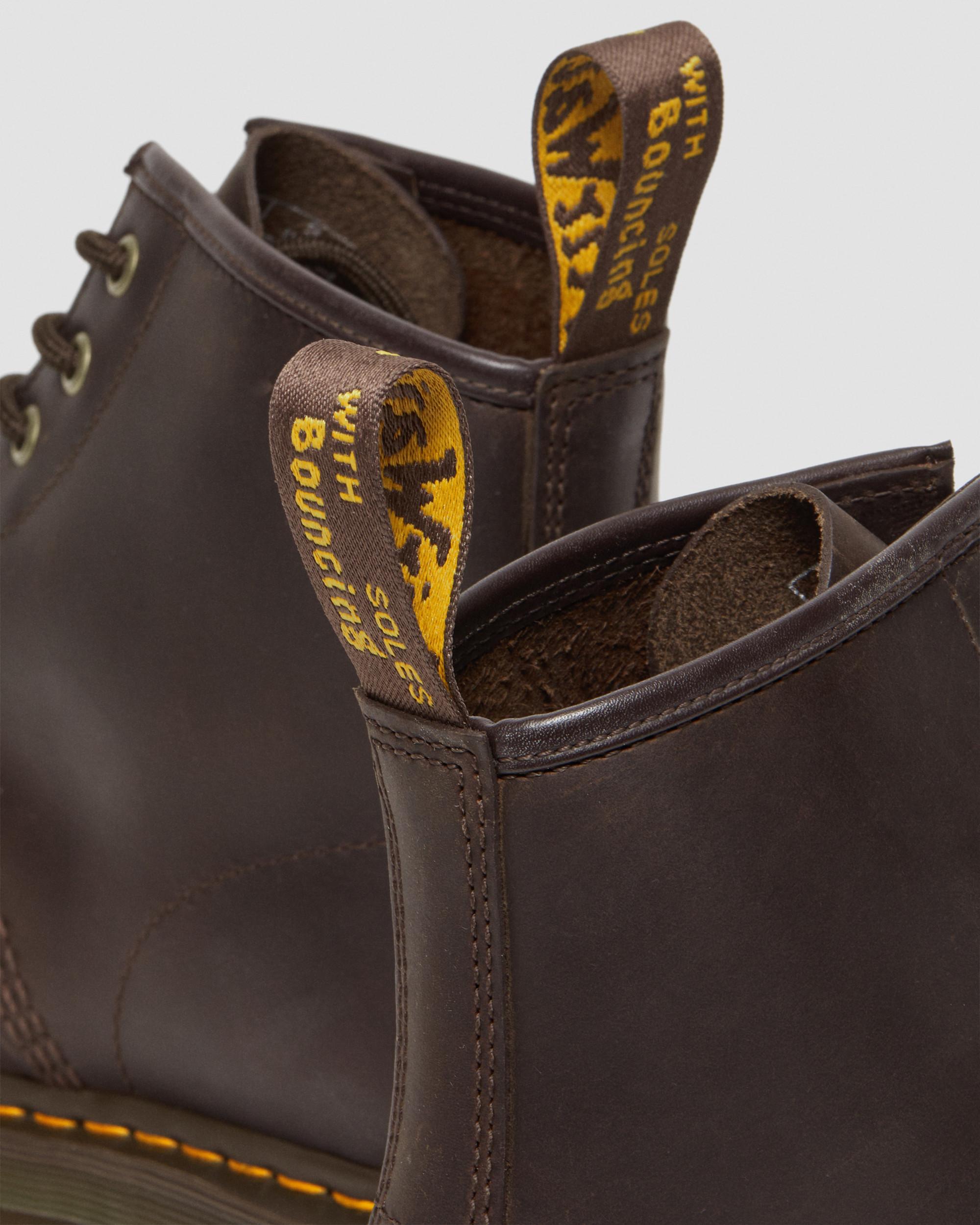 Botines 101 de piel Crazy Horse Dr. Martens - vista de detalle 3