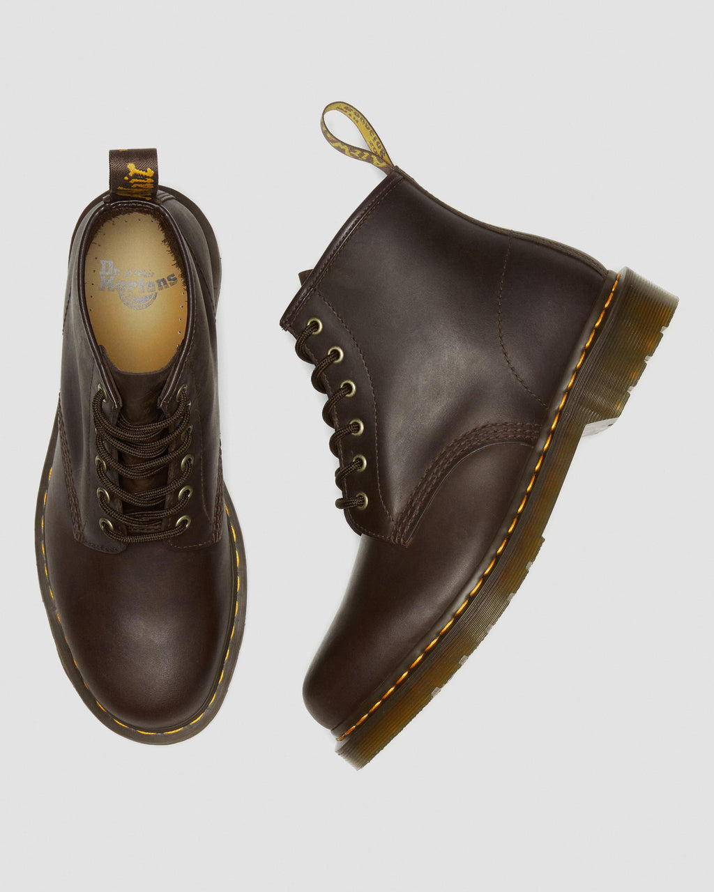 Botines 101 de piel Crazy Horse Dr. Martens - vista de detalle 5