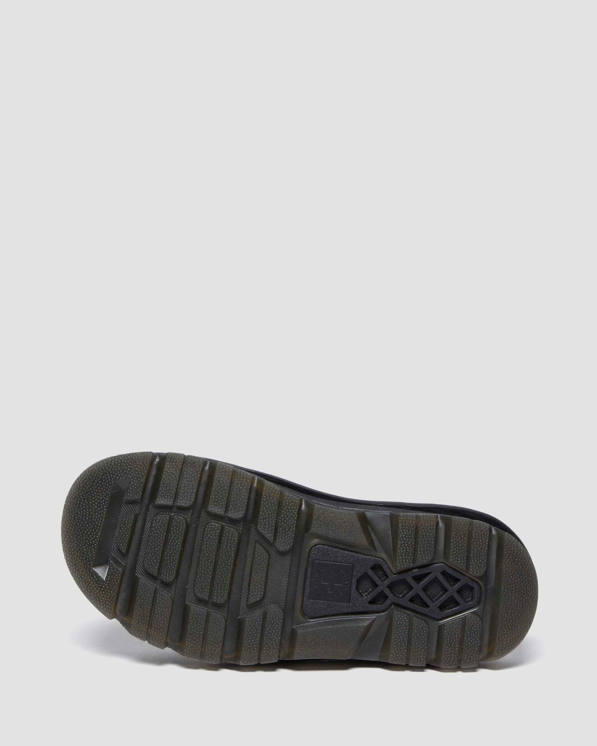 Zuecos con plataforma Zebzag de gamuza Dr. Martens - vista de detalle 5