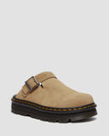 Zuecos con plataforma Zebzag de gamuza Dr. Martens - vista frontal