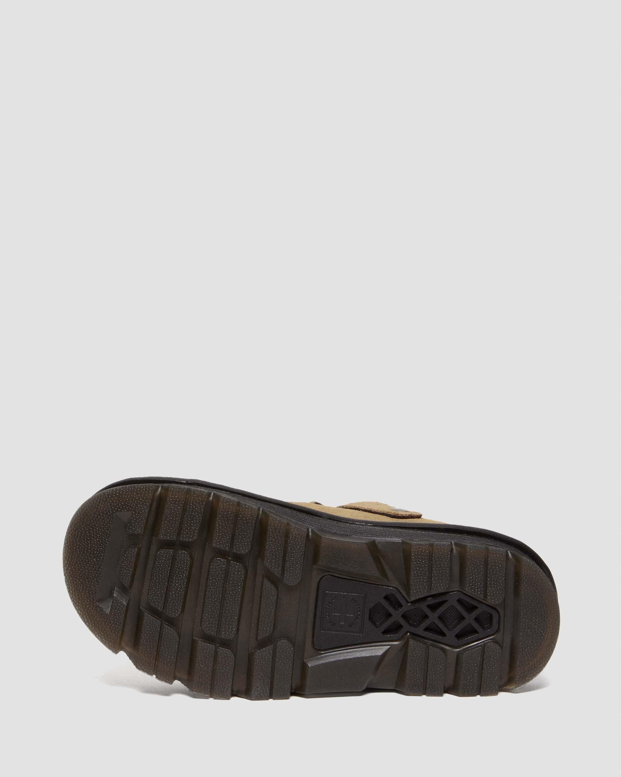 Zuecos con plataforma Zebzag de gamuza Dr. Martens - vista de detalle 6