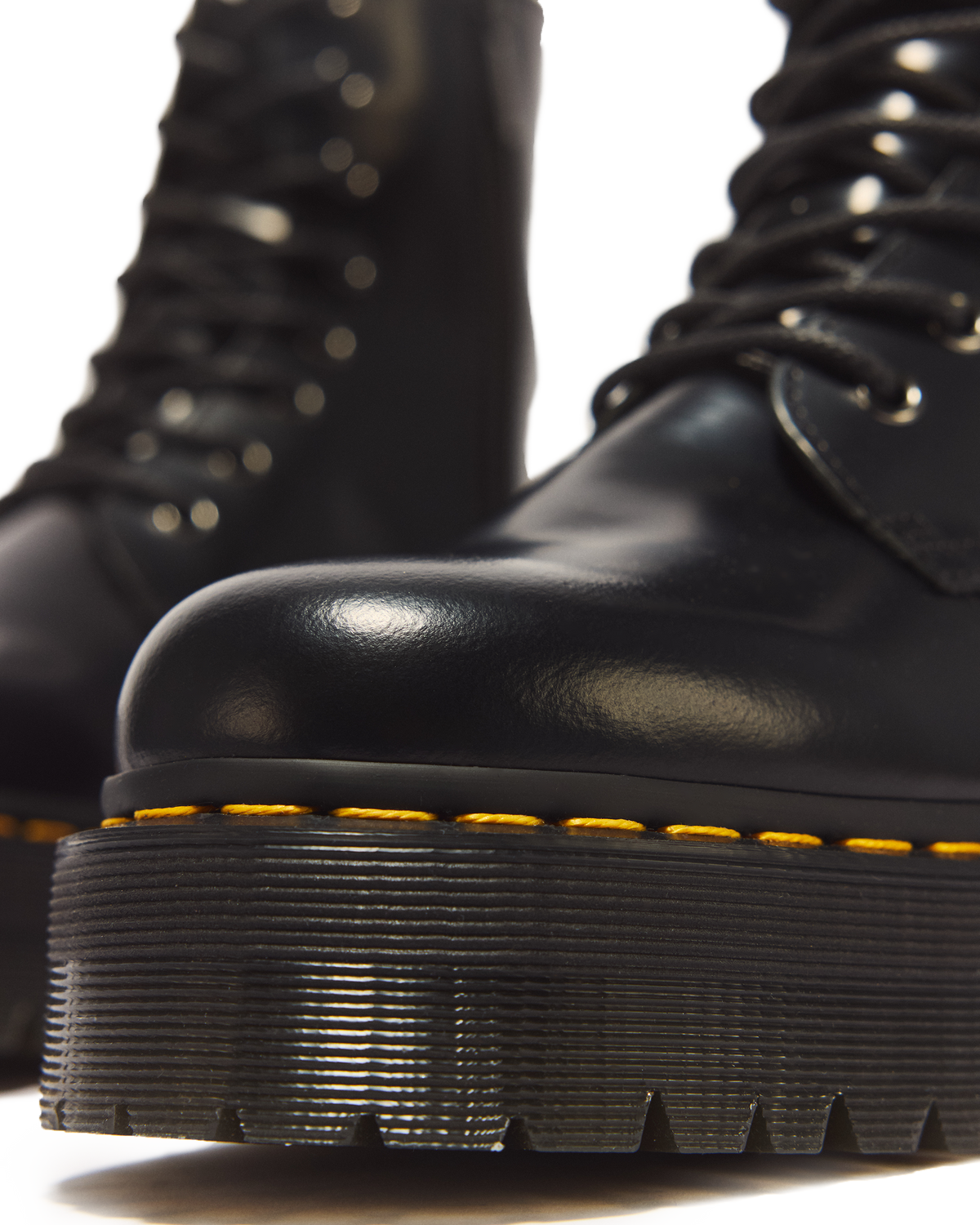 Botas con plataforma Jadon de piel Smooth