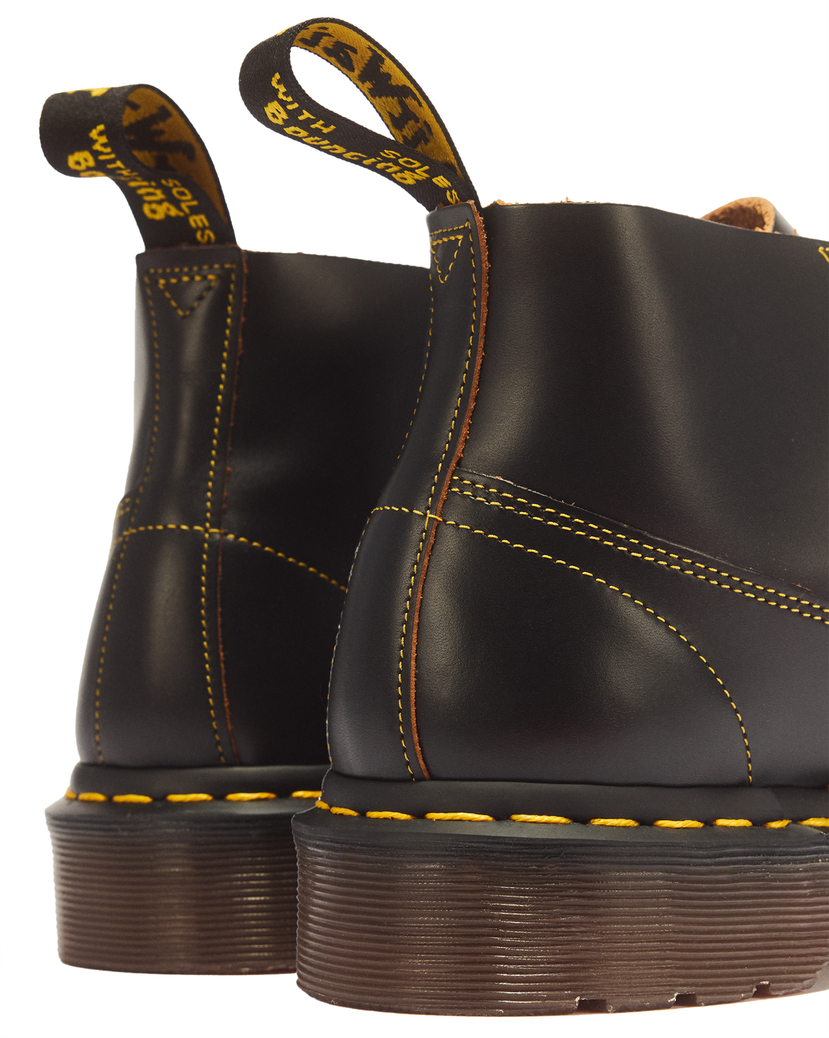 Botines Church Yellow Stich Vintage en piel