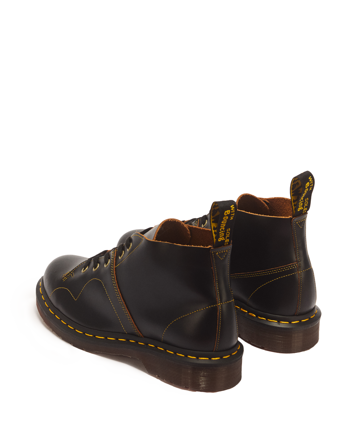 Botines Church Yellow Stich Vintage en piel