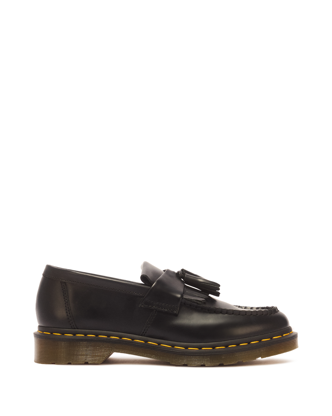 Mocasines Adrian Yellow Stitch de piel Smooth con borla