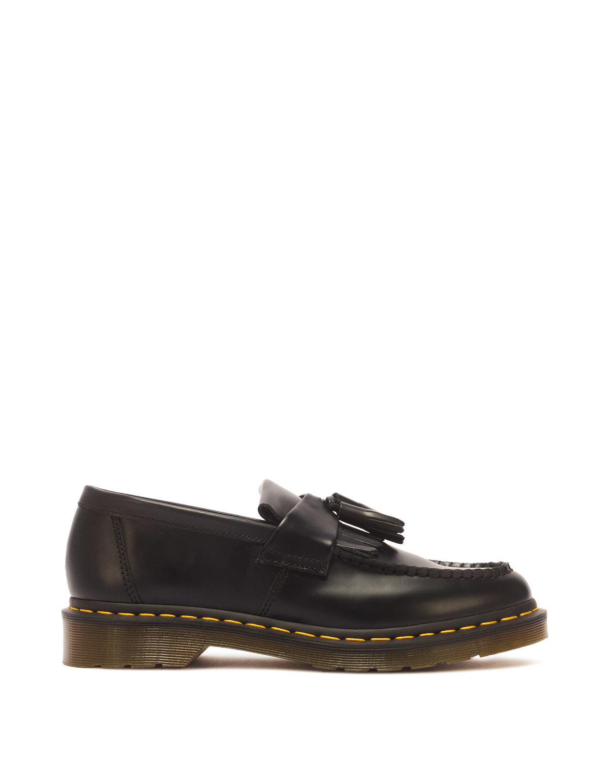 Mocasines Adrian Yellow Stitch de piel Smooth con borla