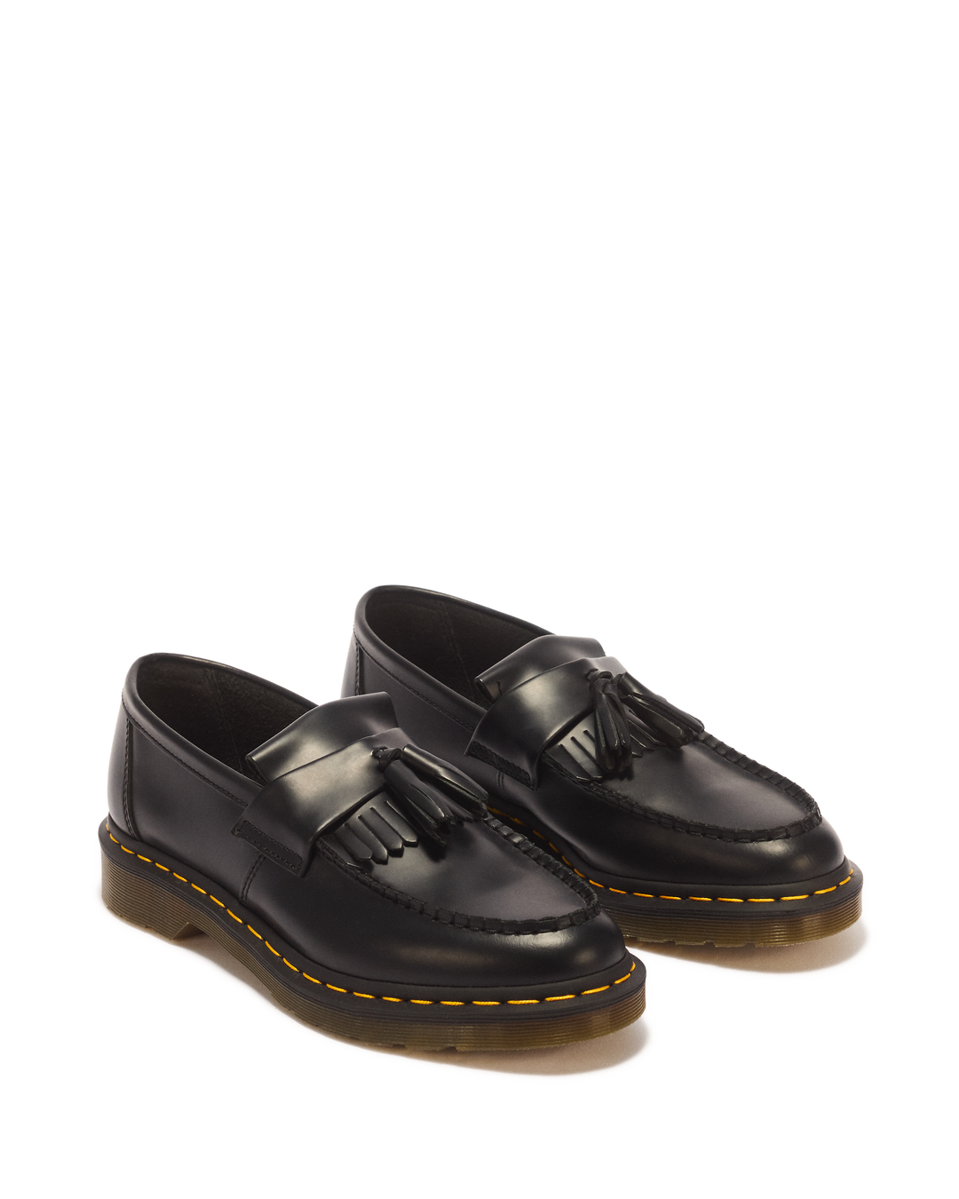 Mocasines Adrian Yellow Stitch de piel Smooth con borla