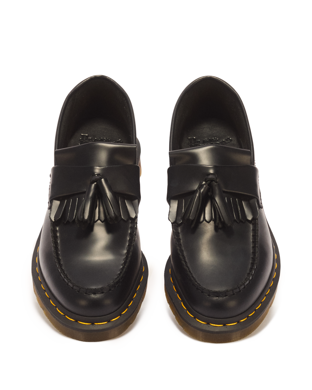 Mocasines Adrian Yellow Stitch de piel Smooth con borla