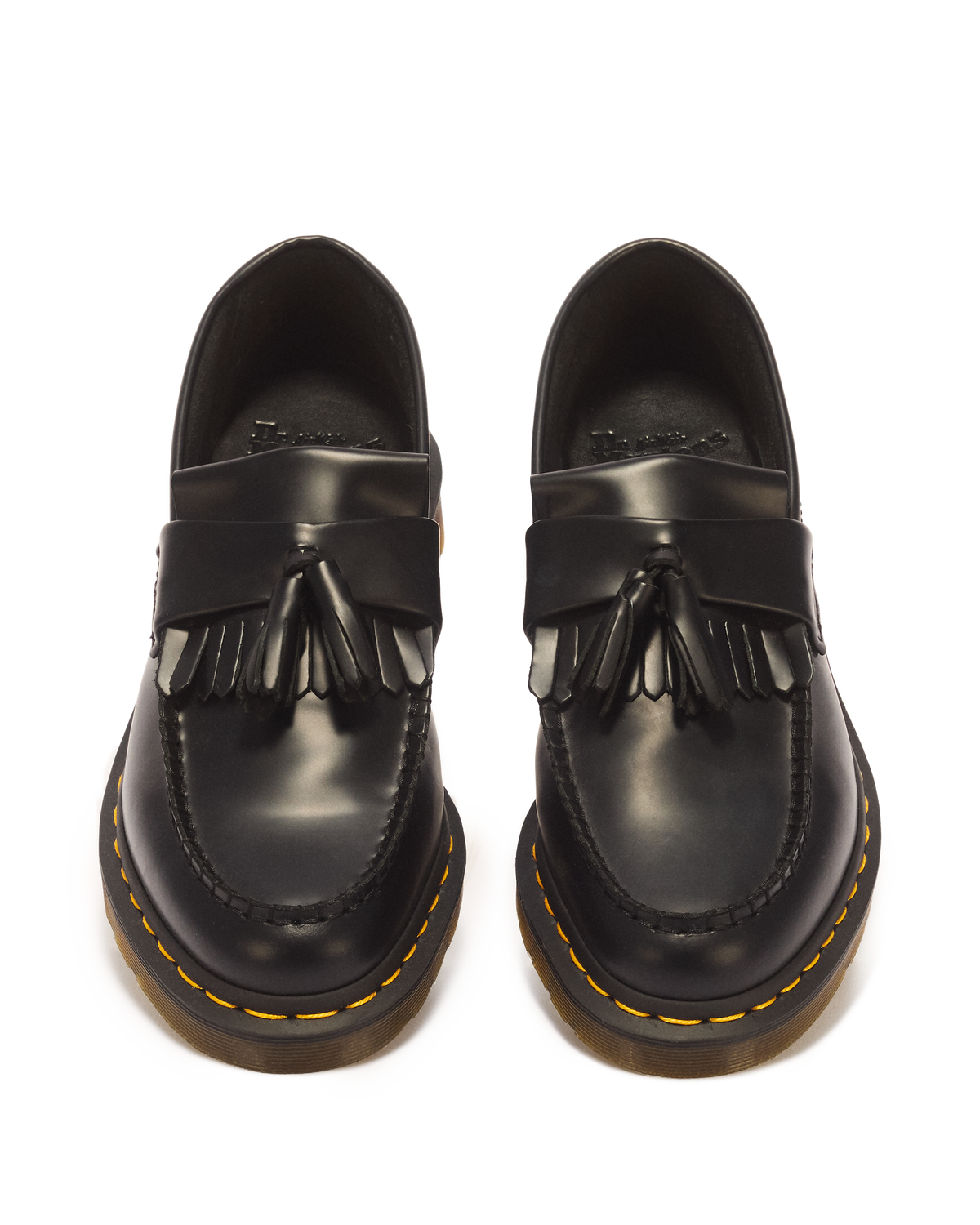 Mocasines Adrian Yellow Stitch de piel Smooth con borla