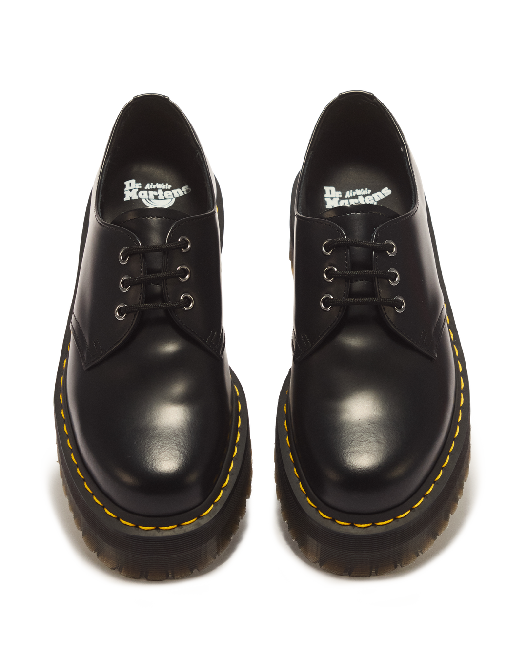 Zapatos con plataforma 1461 Quad de piel Smooth