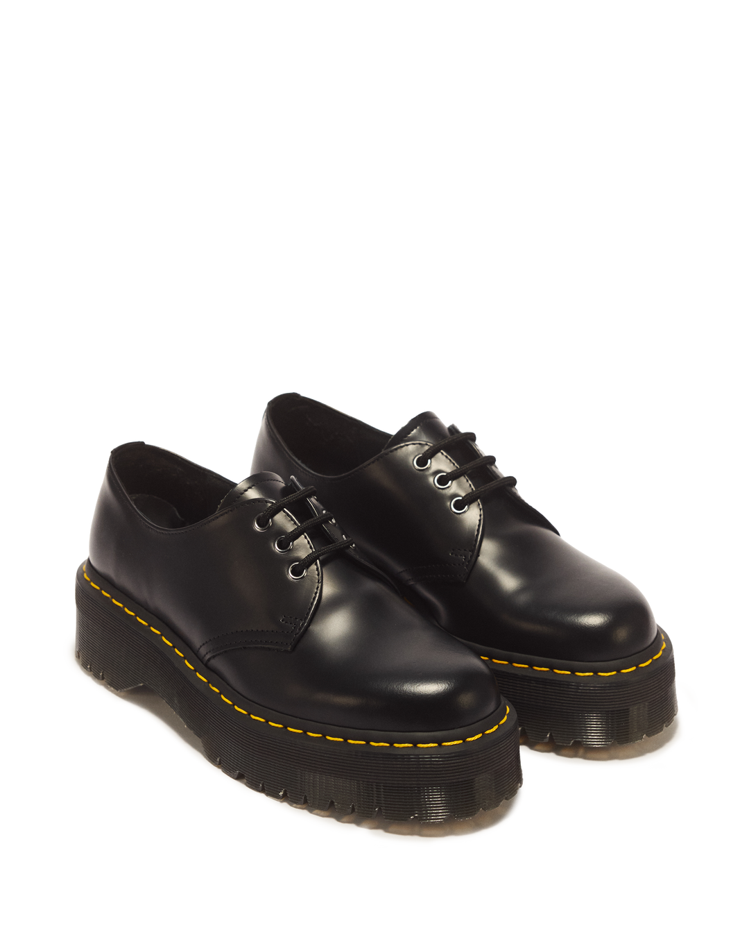 Zapatos con plataforma 1461 Quad de piel Smooth