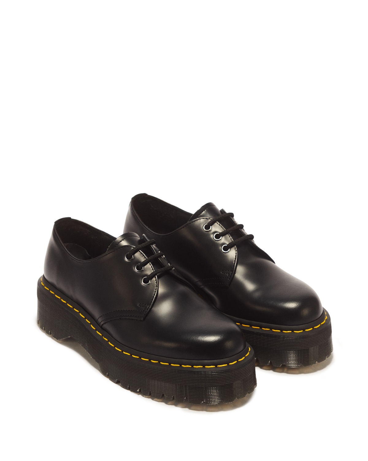Zapatos con plataforma 1461 Quad de piel Smooth