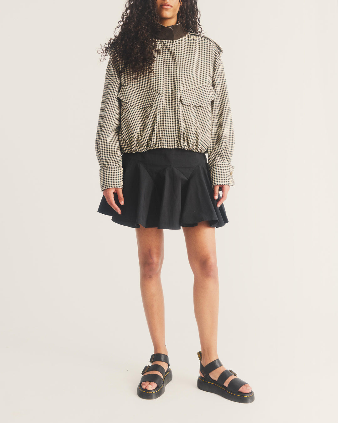 Sandalias con plataforma Gryphon Quad de piel