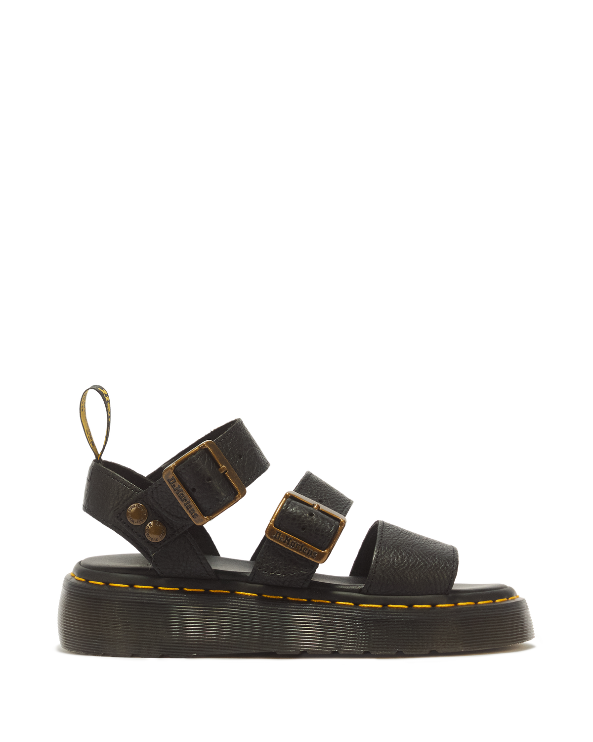 Sandalias con plataforma Gryphon Quad de piel