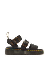 Sandalias con plataforma Gryphon Quad de piel