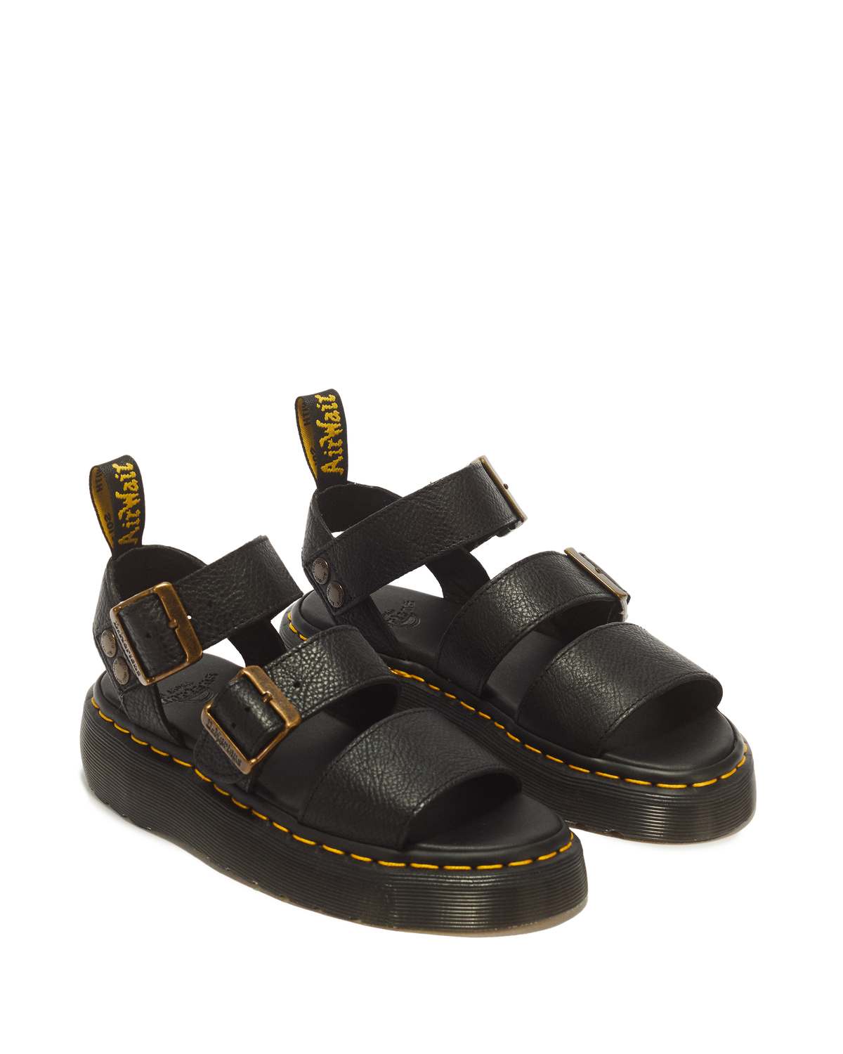 Sandalias con plataforma Gryphon Quad de piel
