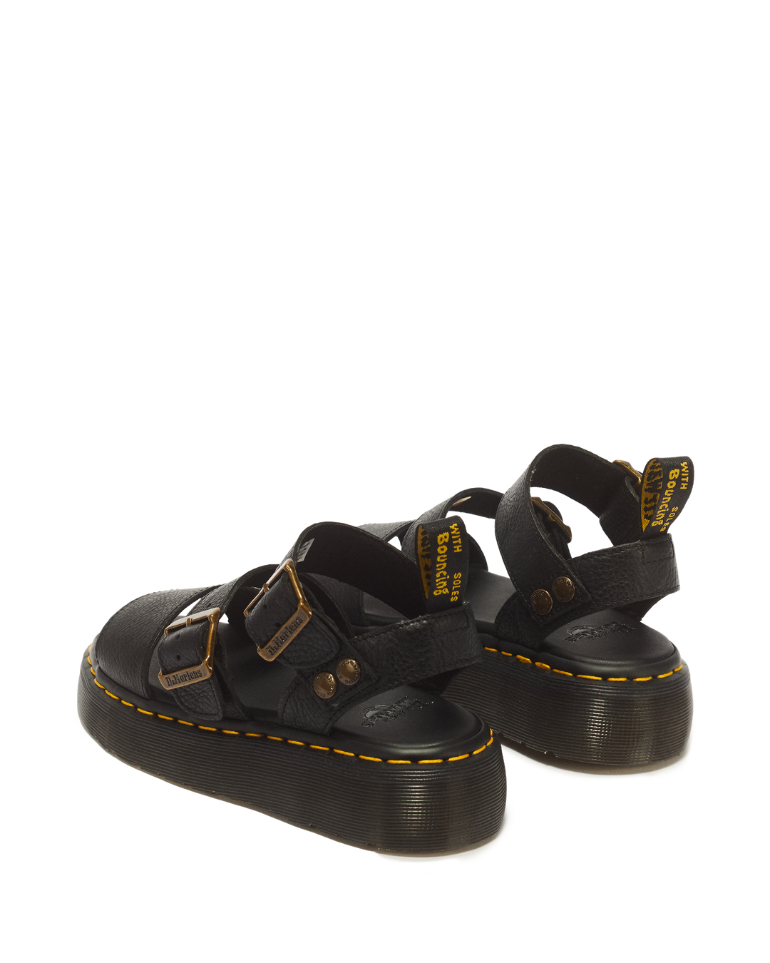 Sandalias con plataforma Gryphon Quad de piel
