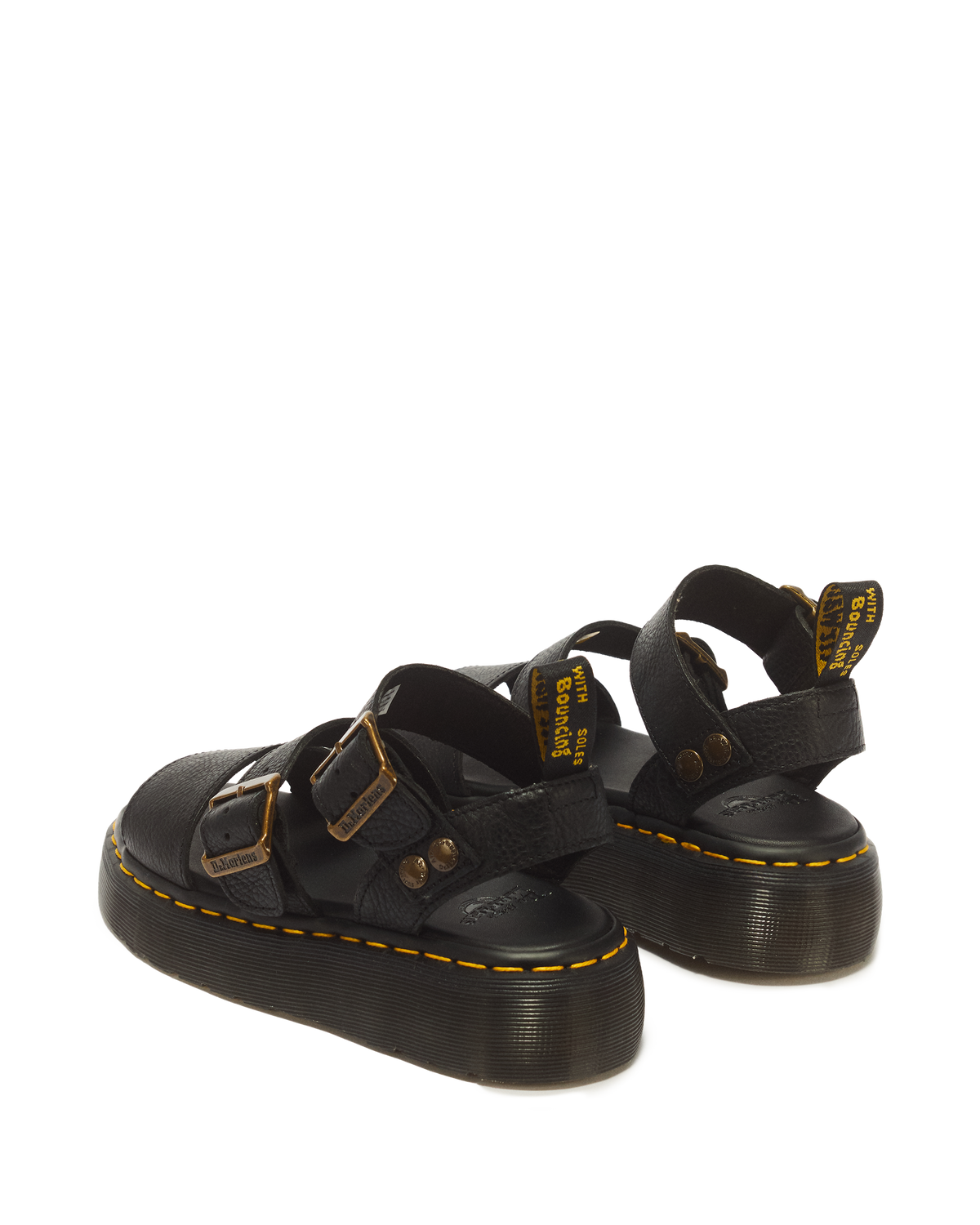 Sandalias con plataforma Gryphon Quad de piel