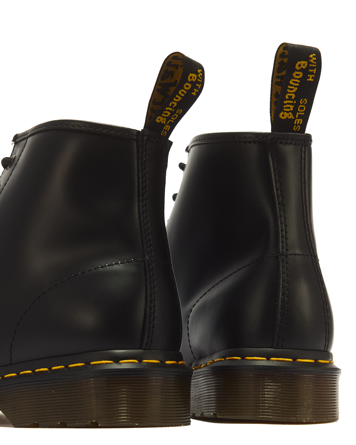 Botines 101 Yellow Stitch de piel Smooth
