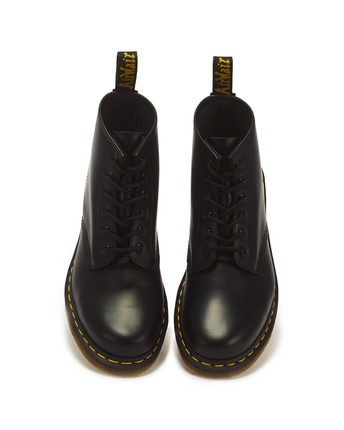 Botines 101 Yellow Stitch de piel Smooth