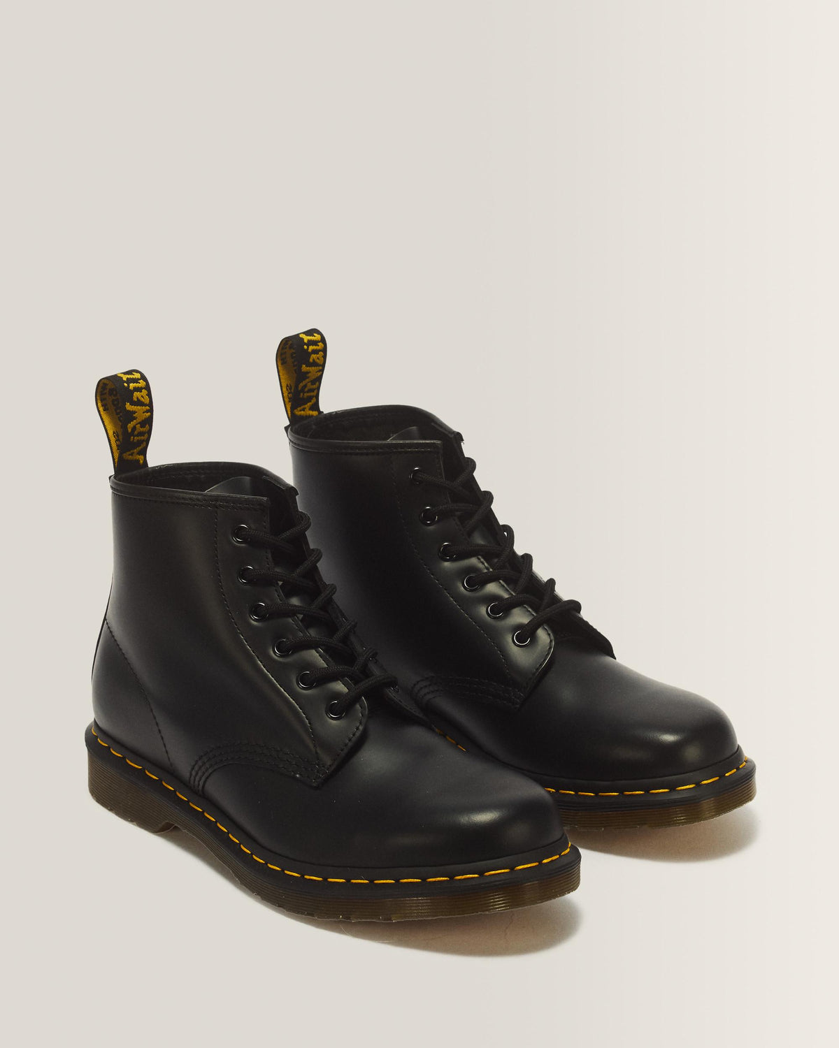 Botines 101 Yellow Stitch de piel Smooth