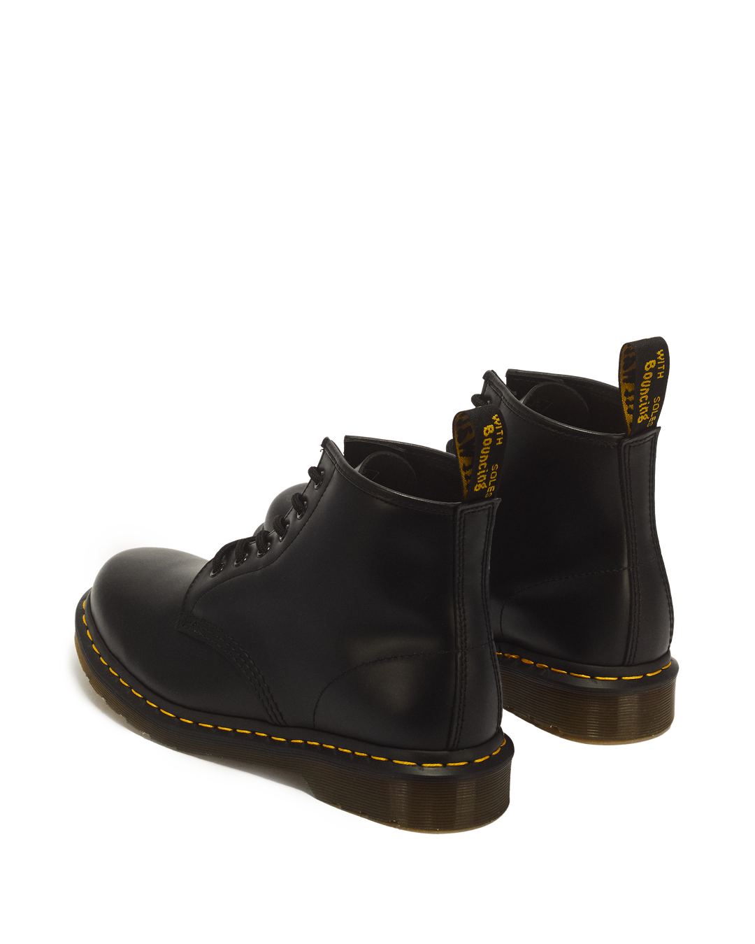 Botines 101 Yellow Stitch de piel Smooth