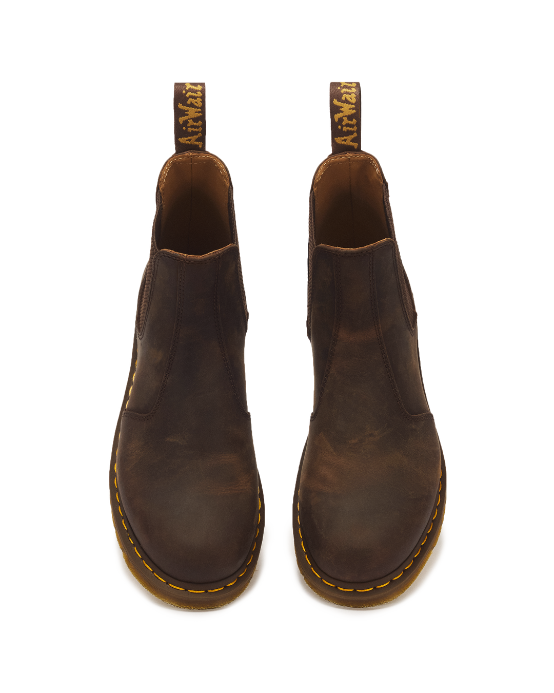 Botas Chelsea 2976 Yellow Stitch de cuero Crazy Horse