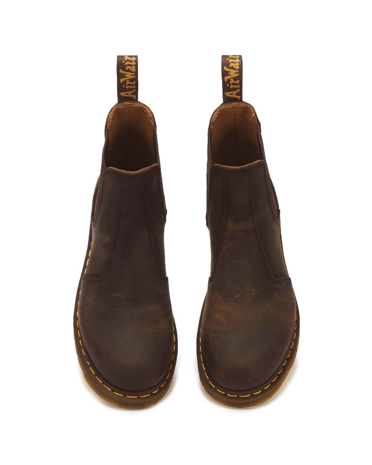 Botas Chelsea 2976 Yellow Stitch de cuero Crazy Horse