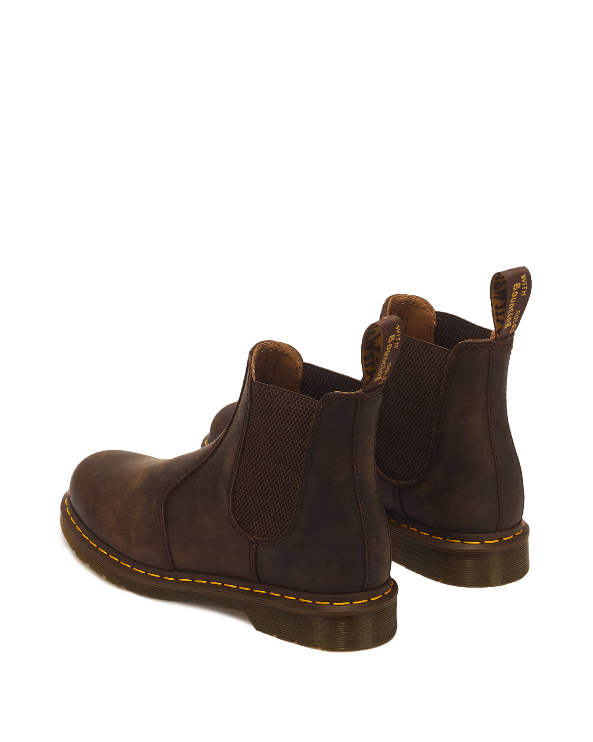 Botas Chelsea 2976 Yellow Stitch de cuero Crazy Horse