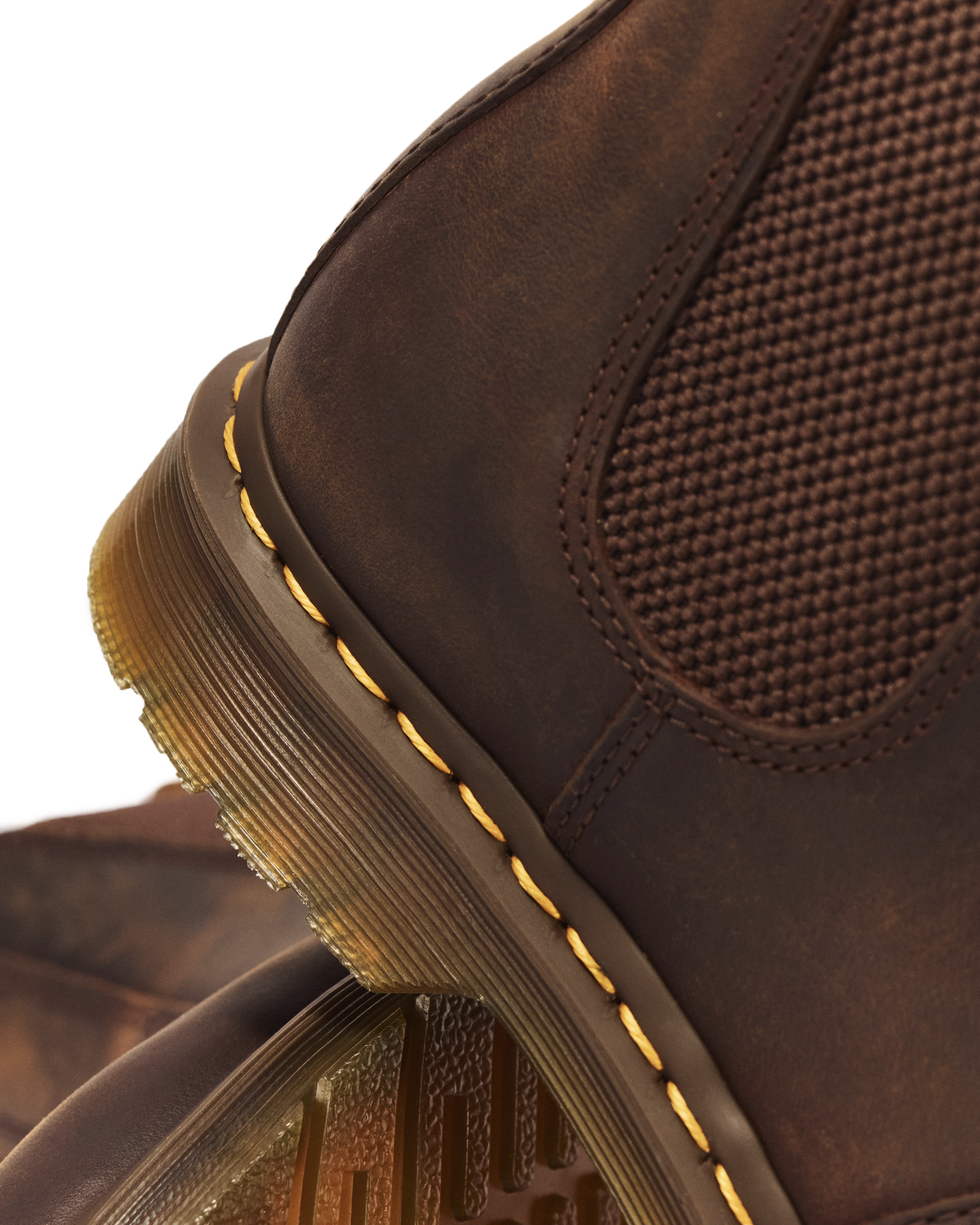 Botas Chelsea 2976 Yellow Stitch de cuero Crazy Horse