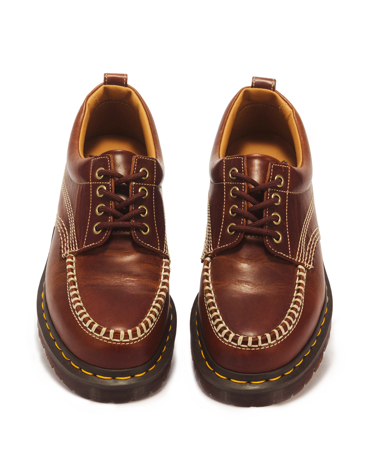 Zapatos Lowell Moc Toe de piel