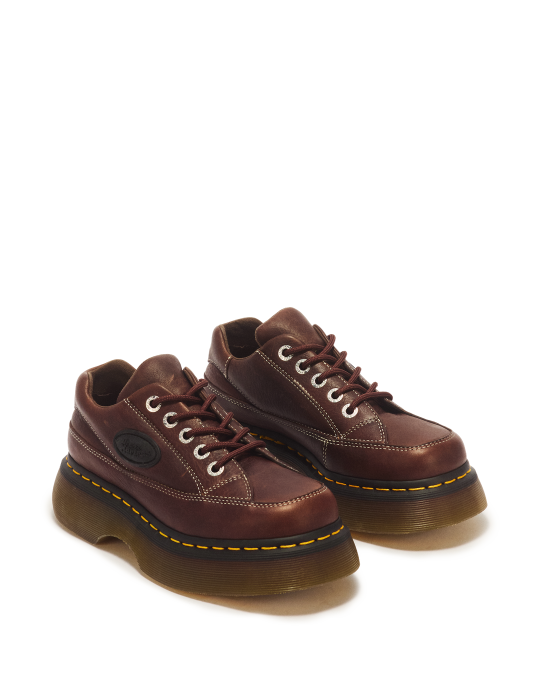 Zapatos Buzz de piel Grizzly con 5 ojales