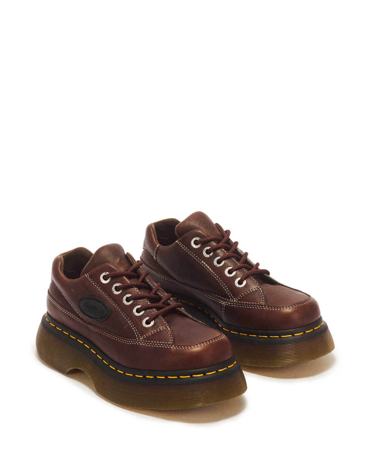 Zapatos Buzz de piel Grizzly con 5 ojales