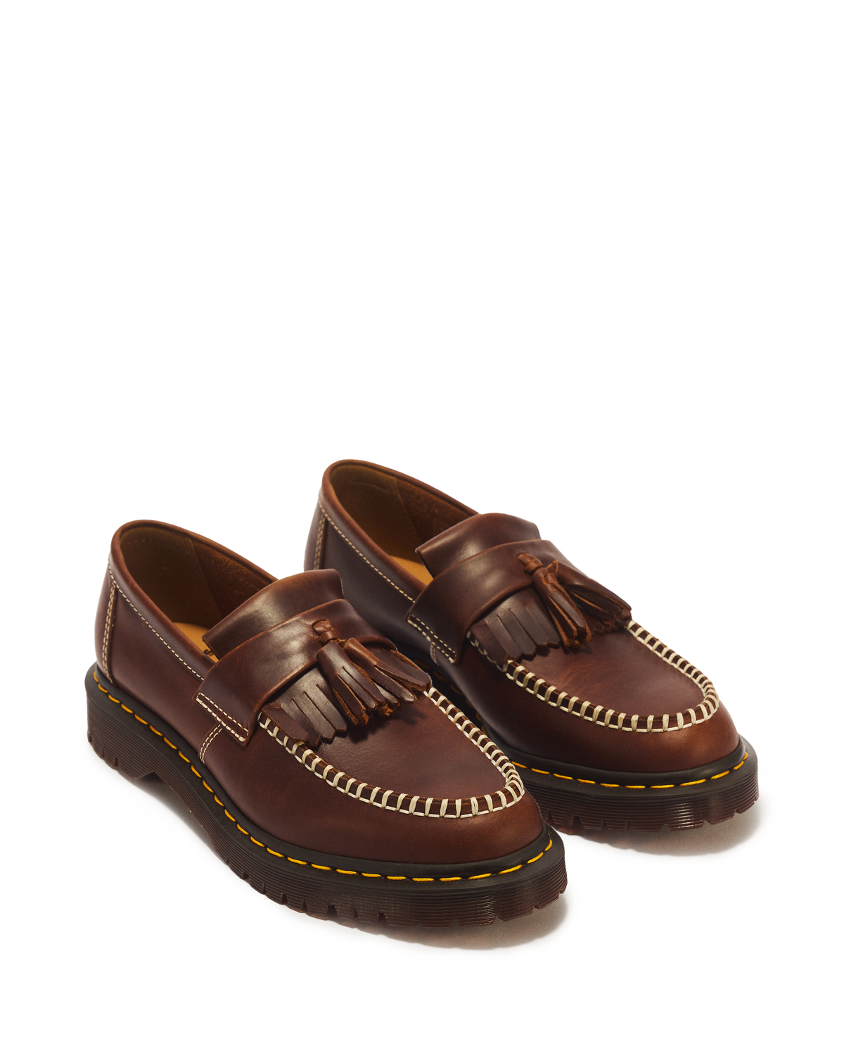 Mocasines Adrian de piel Orleans con borlas